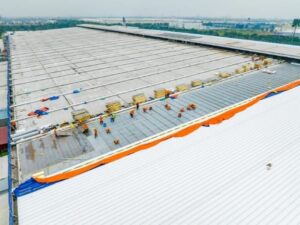 Đơn vị thi công lắp đặt mái tôn - thay mái tôn nhà xưởng tại Nhơn Trạch Đồng Nai