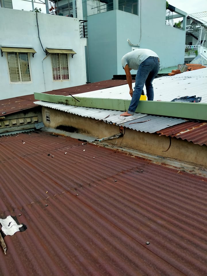 Thi công lắp đặt máng xối kho xưởng tại Bà Rịa Vũng tàu