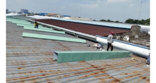 Thi công lắp đặt máng xối kho xưởng tại Bà Rịa Vũng tàu