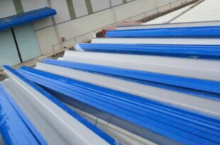 Thi công lắp đặt máng xối kho xưởng tại Bến Lức Long An