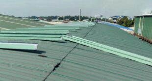 Thi công lắp đặt máng xối kho xưởng tại Trảng Bom Đồng Nai