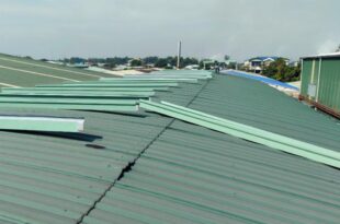 Thi công lắp đặt máng xối kho xưởng tại Trảng Bom Đồng Nai